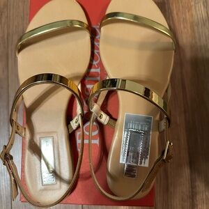 Stylish Gold Sandals for Women